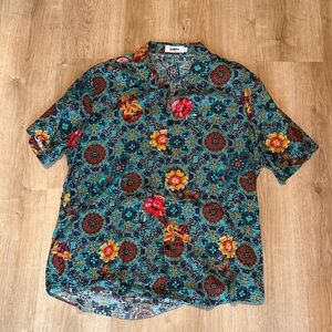 Vibrant Floral Men's Shirt